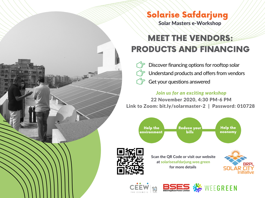 Solar Master E-Workshop: Meet the Vendors